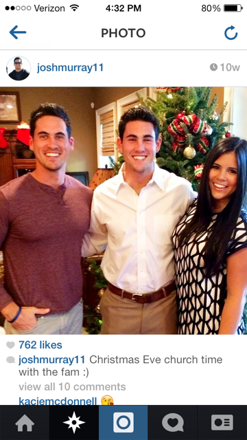 Josh Murray, Brother Aaron, Sister Stephanie Source: Instagram